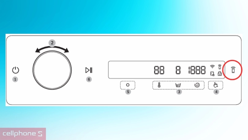 Hướng dẫn kết nối máy giặt sấy Samsung Inverter 9.5kg WD95T754DBX/SV với điện thoại