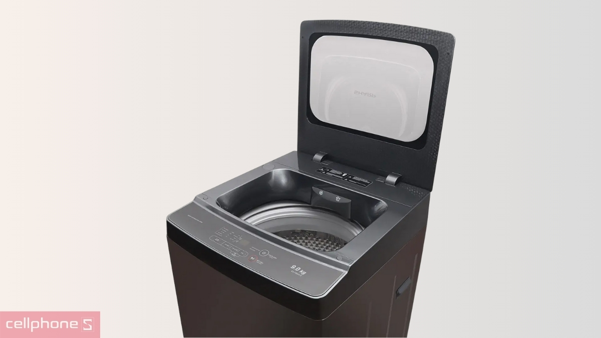 Định lượng nước tự động máy giặt Sharp 9kg ES-Y90HV-S