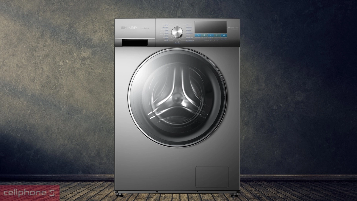 Công nghệ Inverter máy giặt Sharp Inverter 9kg ES-FM90CB-DG