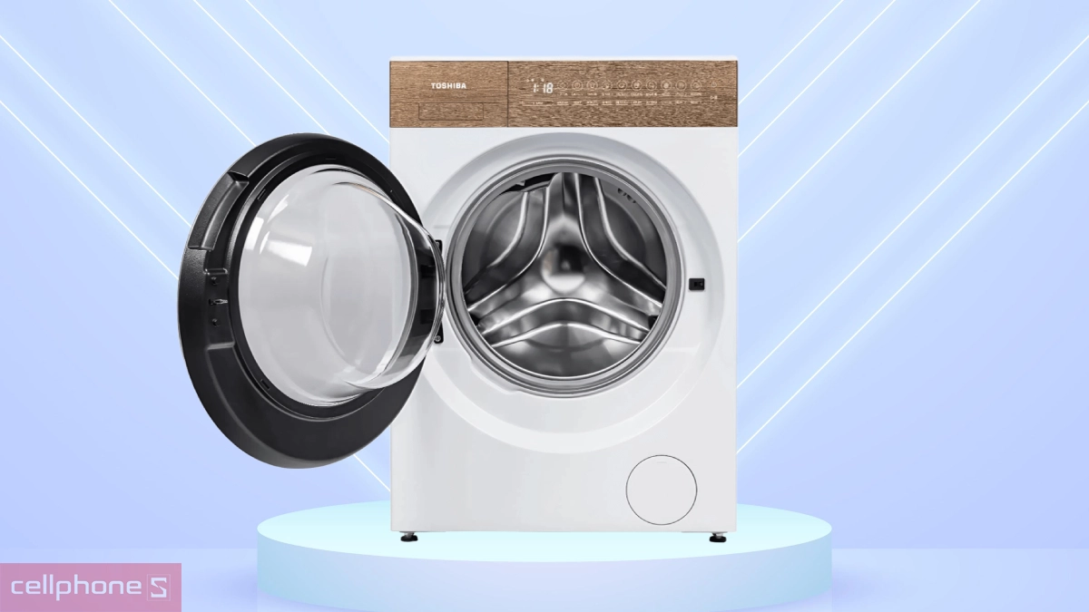 Chăm sóc sợi vải máy giặt Toshiba Inverter 10.5 kg TW-T37BZP115MWV(WT)