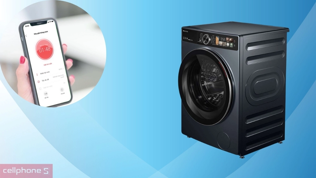 Ứng dụng TSmartLife máy giặt Toshiba Inverter 10.5kg TW-T25BU115MWV(MG)