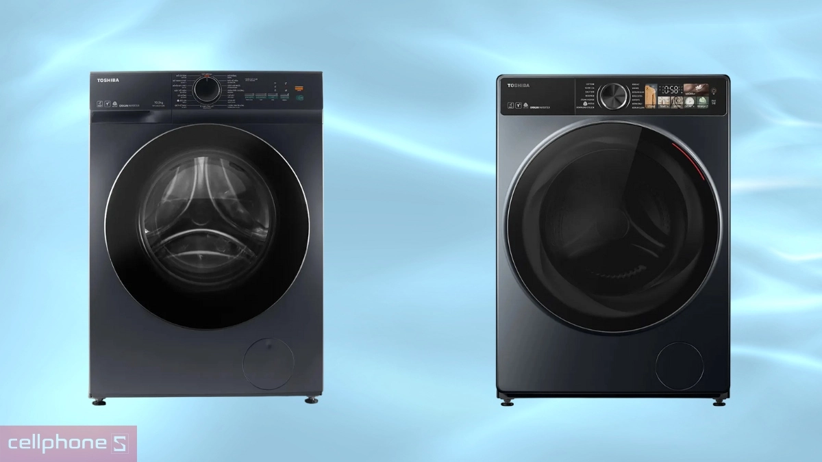 So sánh máy giặt Toshiba Inverter 10.5kg TW-T25BU115MWV(MG)