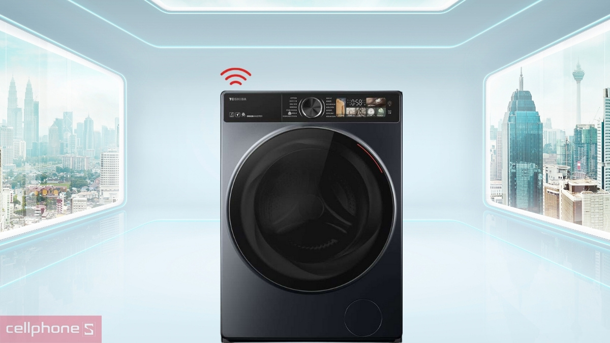 Kết nối TSmartLife máy giặt Toshiba Inverter 10.5kg (TW-T25BZU115MWV(MG))