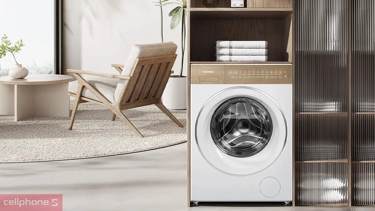 Công nghệ giặt máy giặt Toshiba Inverter 10.5 kg TW-T37BZP115MWV(WT)