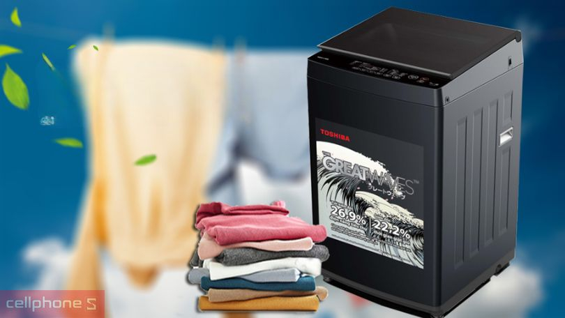 Khối lượng giặt của máy giặt Toshiba Inverter 10kg AW-M1100JV(MK)
