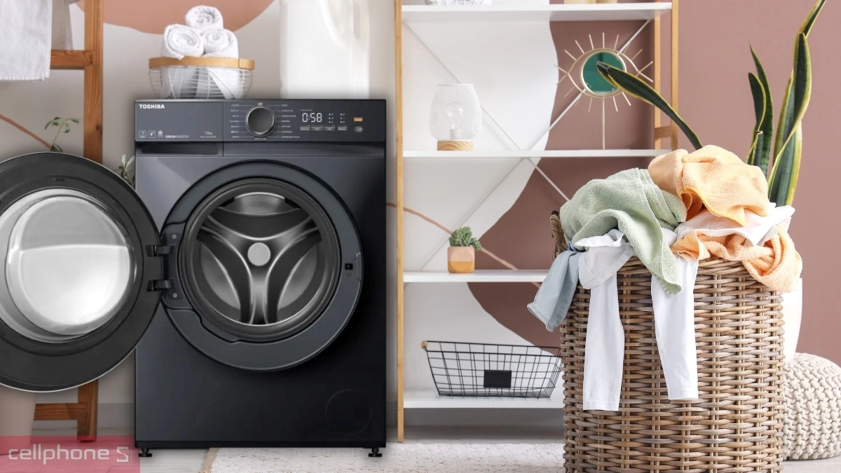 Thiết kế máy giặt Toshiba Inverter 12kg TW-T21BU130UWV(MG)