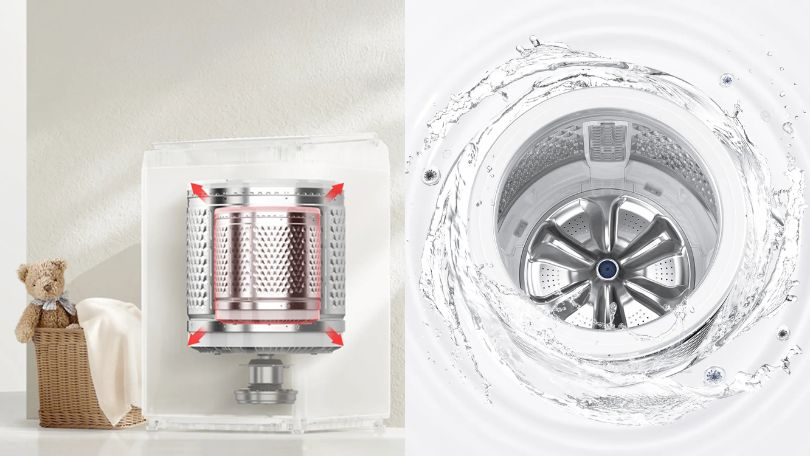 Mega Power - Mâm giặt cực mạnh nhưng vẫn êm ái