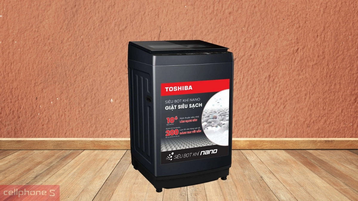 Hệ thống nước mạnh mẽ của máy giặt Toshiba Inverter 13kg AW-DUM1400LV(MK)