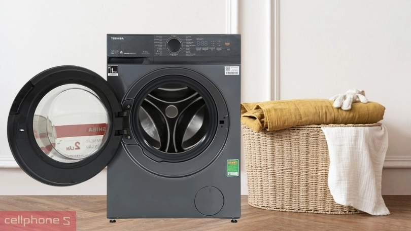 Khả năng tiêu thụ điện, vận hành êm ái của máy giặt Toshiba Inverter 9.5kg TW-T21BU105UWV(MG)