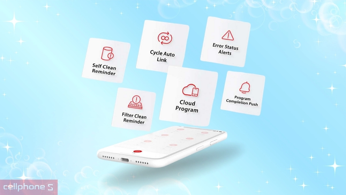 Kết nối TSmartLife máy giặt Toshiba Inverter 9.5kg TW-T23BU105UWV (MG)