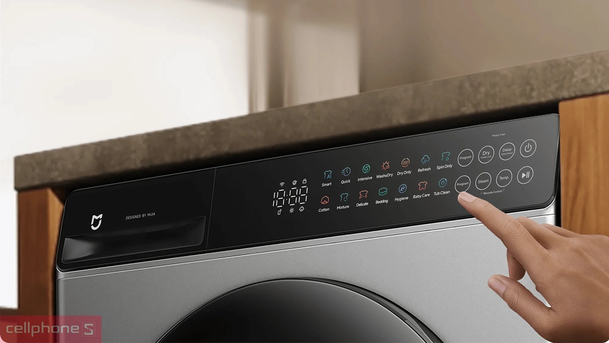 Thiết kế máy giặt sấy Xiaomi Mijia giặt 10.5 kg sấy 7 kg 2025