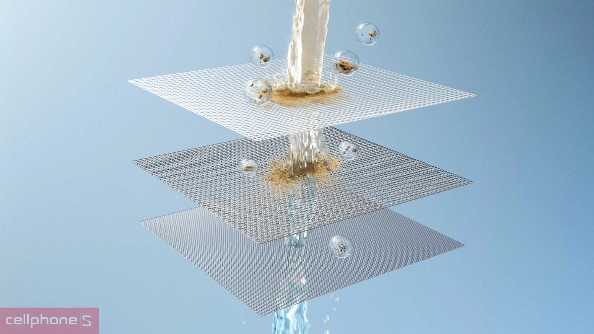 Bộ lọc rác bảo vệ máy và quần áo