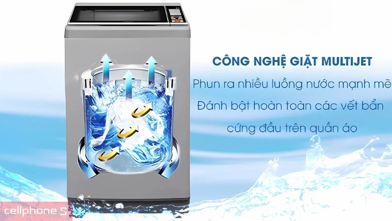 Máy giặt Aqua 8 kg AQW-S80CT lồng đứng