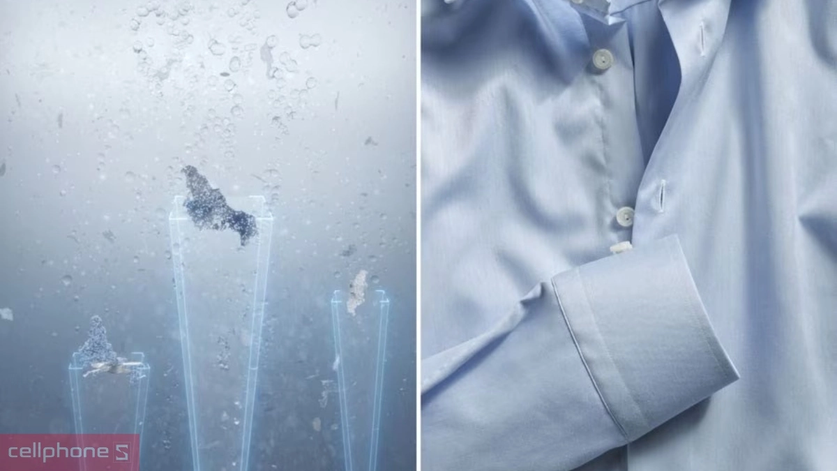 Công nghệ giặt chăm sóc sợi vải máy giặt sấy Electrolux Inverter giặt 11kg - sấy 7kg (EWW1142Q7WB)