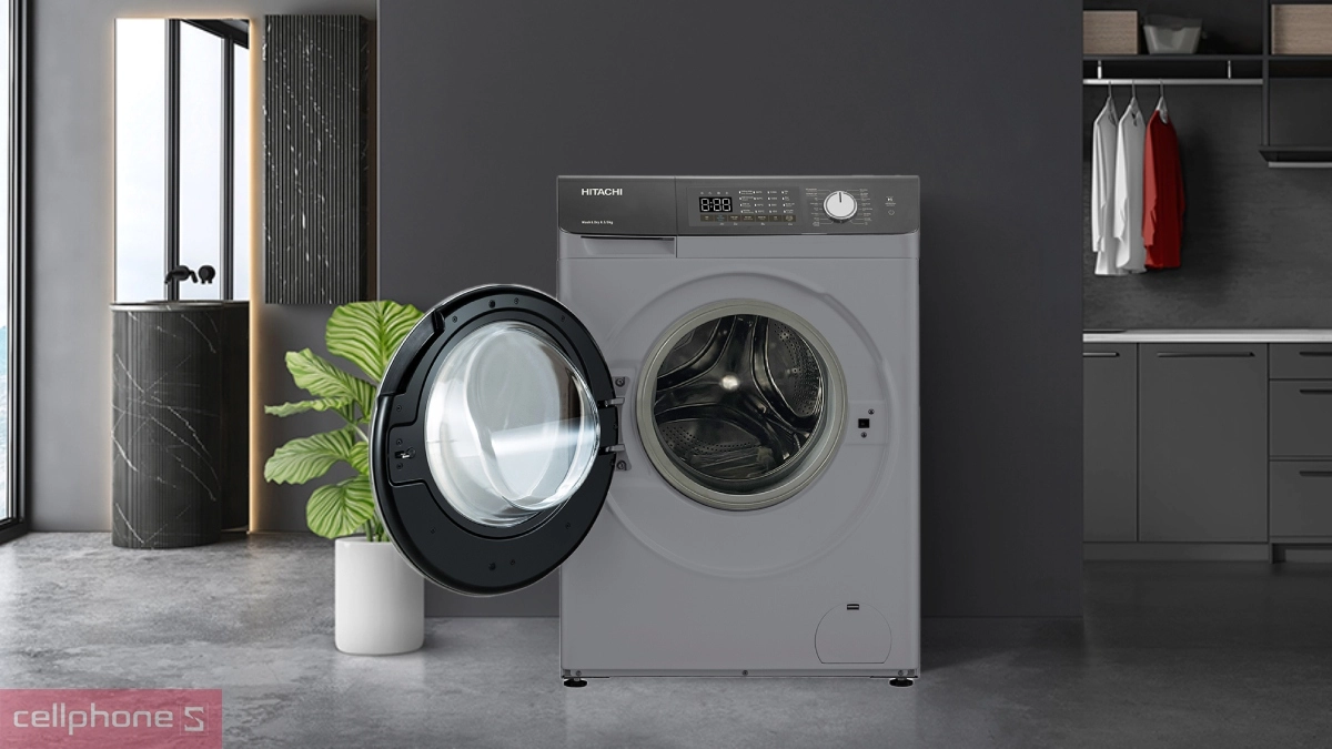 Dung tích giặt, sấy ổn định của máy giặt sấy Hitachi Inverter 8.5kg BD-D852HVOS