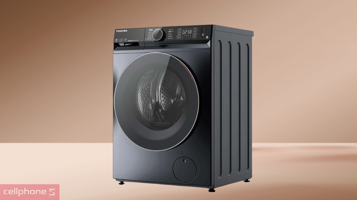 Thiết kế máy giặt sấy Toshiba Inverter giặt 12.5kg sấy 8kg TWD-BM135GF4V(MG)