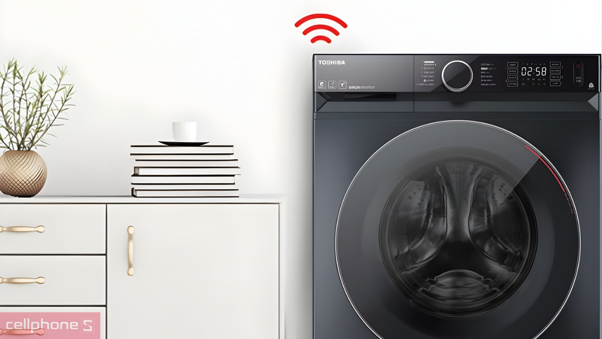Kiểm soát thao tác máy giặt sấy Toshiba Inverter giặt 12.5kg sấy 8kg TWD-BM135GF4V(MG)