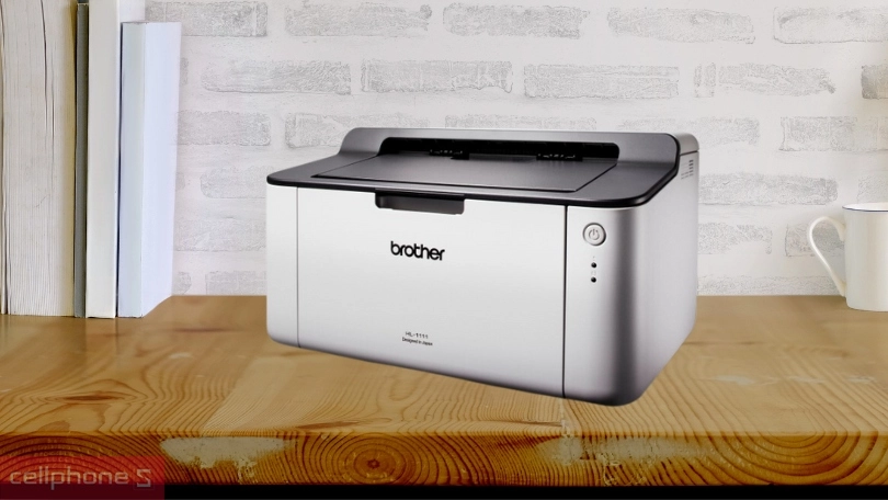 Các chức năng in chính cùng thiết kế khay chứa giấy của máy in Brother HL-1111