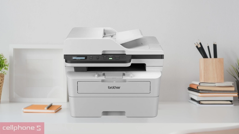 Thiết kế nhỏ gọn, sang trọng của máy in Laser Brother DCP-B7640DW