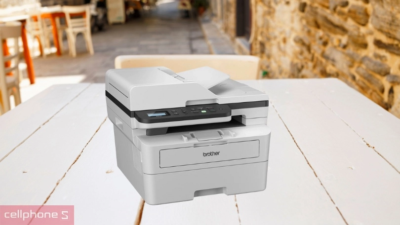 Kết nối không dây và có dây trên máy in Laser Brother DCP-B7640DW