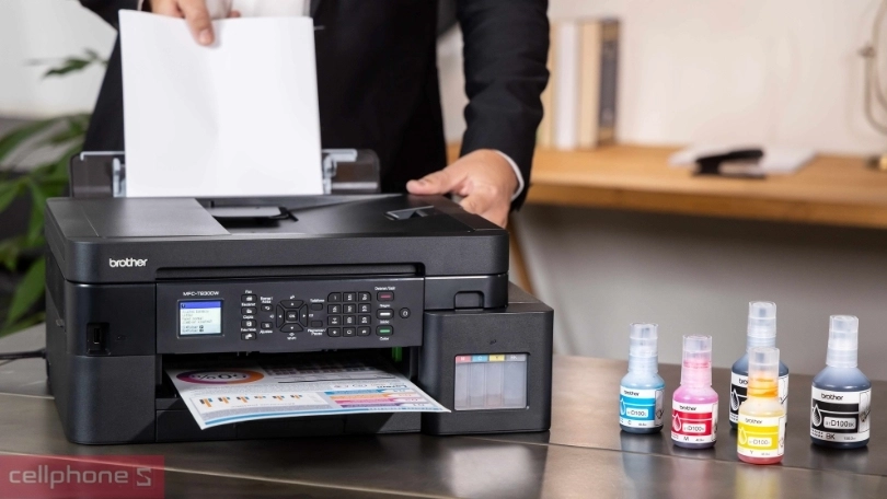 Kết nối máy in phun màu Brother MFC-T930DW