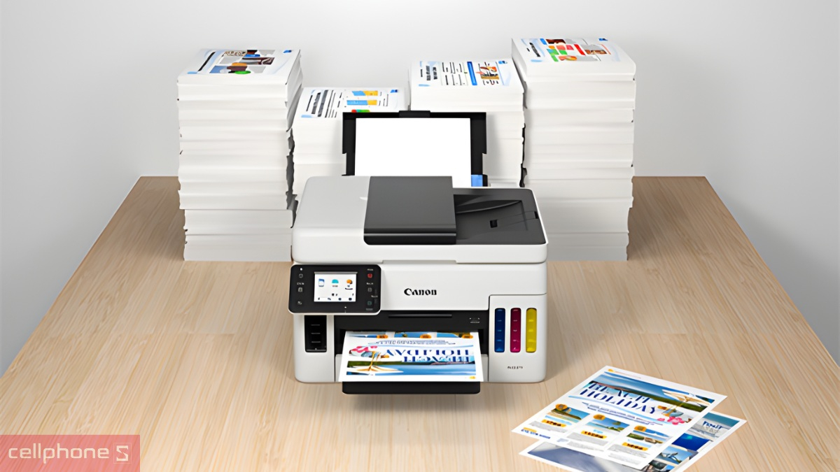 Máy in Canon tiết kiệm mực