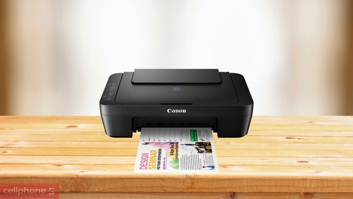 Tốc độ in ổn định của Máy in phun màu Canon E410 đa chức năng