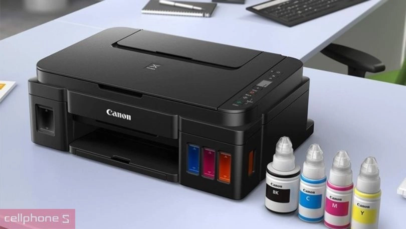 Dung tích bình mực của máy in phun màu Canon G2010