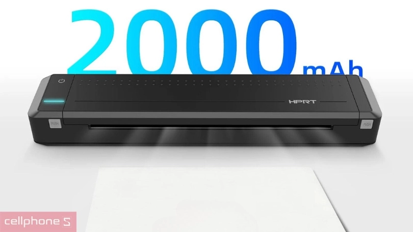 Máy in nhiệt HPRT MT800 có dung lượng pin đến 2000mAh Máy in nhiệt HPRT MT800 có dung lượng pin đến 2000mAh