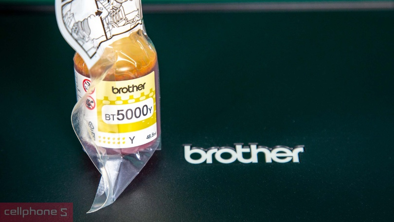 Mực in phun Brother BT5000Y - Tiết kiệm chi phí, đảm bảo chất lượng bản in