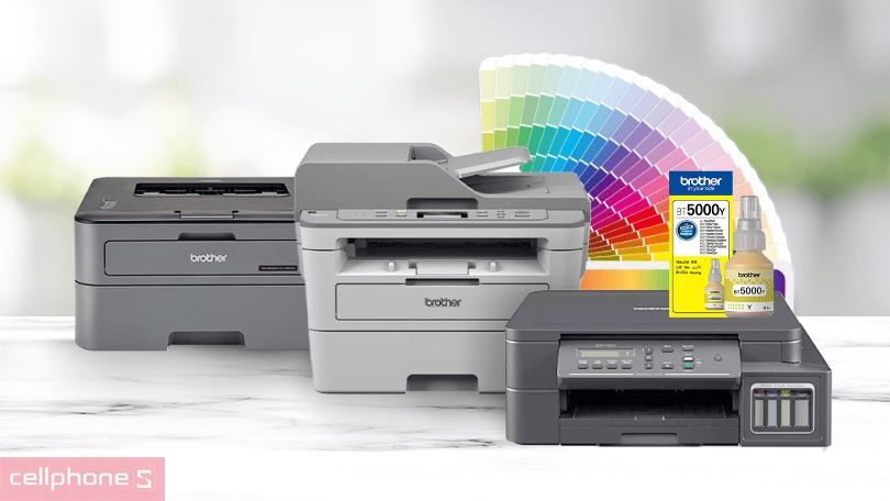 Mực in phun Brother BT5000Y - Tiết kiệm chi phí, đảm bảo chất lượng bản in