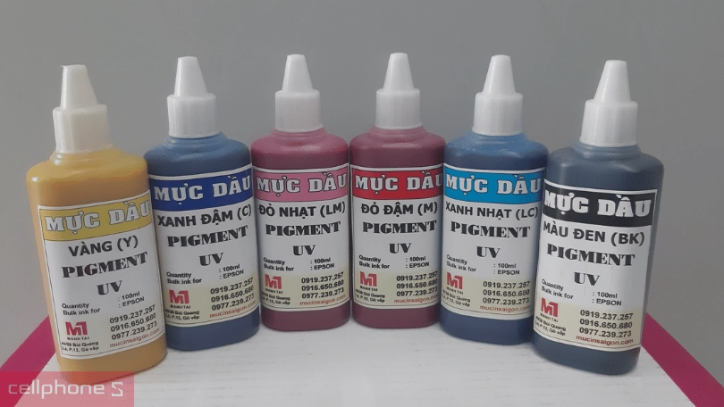 Loại mực nhuộm Loại mực nhuộm