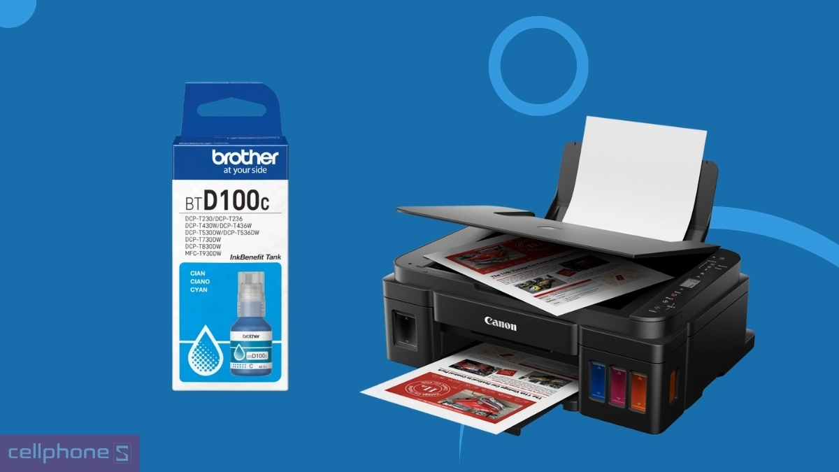 Tương thích tốt với nhiều mẫu, mực màu đen