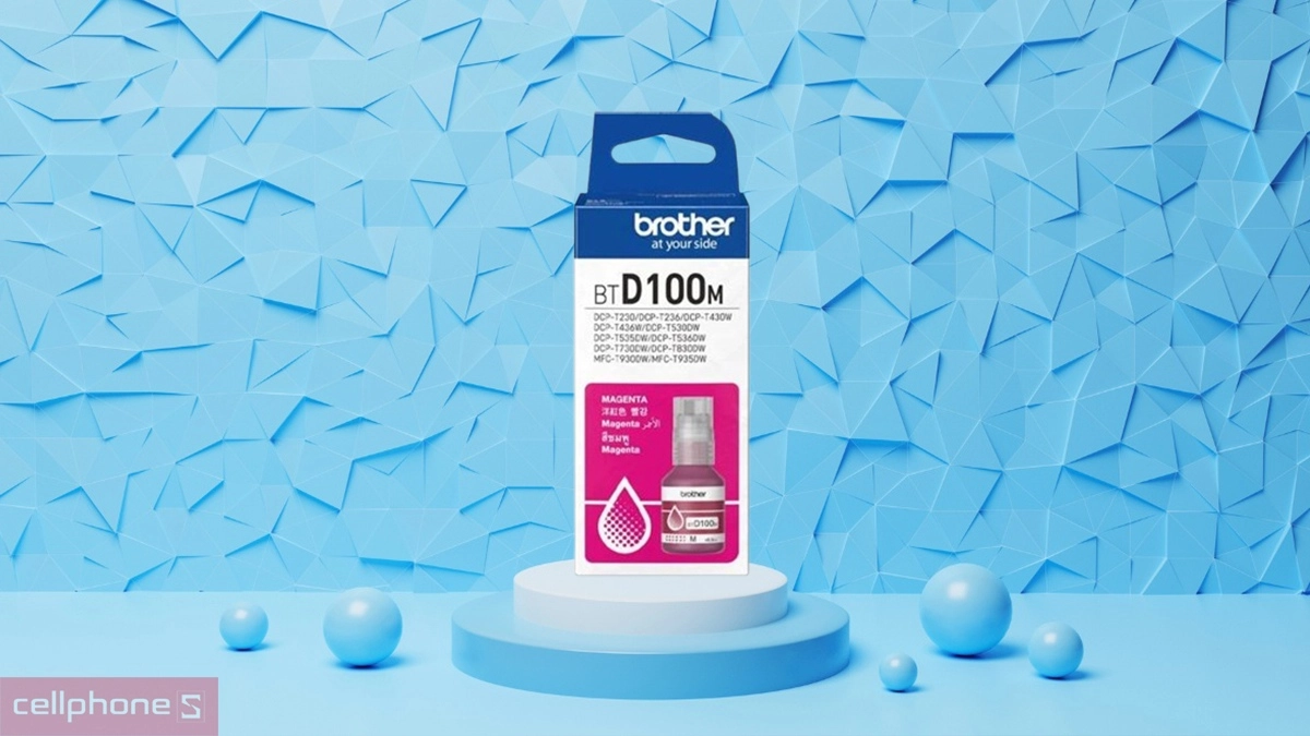 Mực in Brother BTD100M có độ tương thích cao