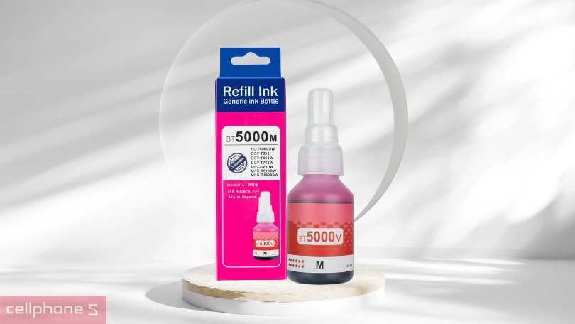 Mực in phun Brother BT5000M chất lượng tốt cho ra những bản in chất lượng
