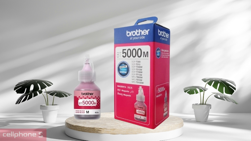 Mực in phun Brother BT5000M Hồng