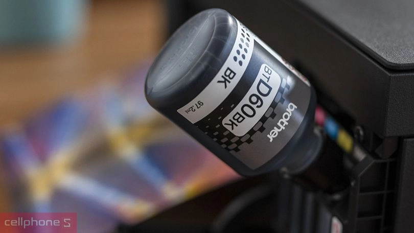 Mực in phun Brother BTD60BK - Chất in cao cấp, phù hợp nhiều loại giấy in