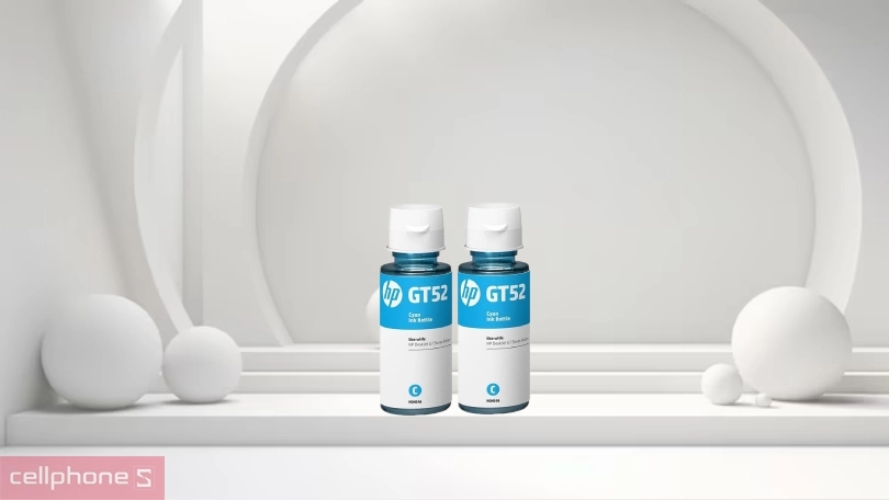 Chất lượng mực in phun HP GT52 xanh M0H54AA