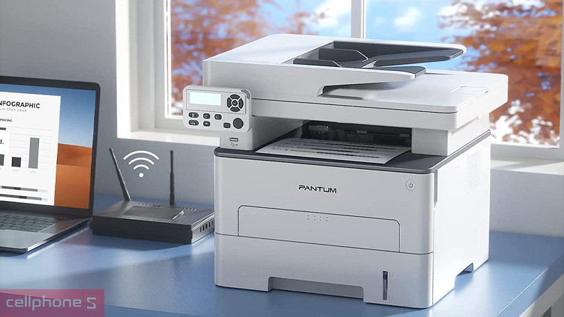 Chế độ, khả năng kết nối của máy in laser đa chức năng Pantum M7100DW