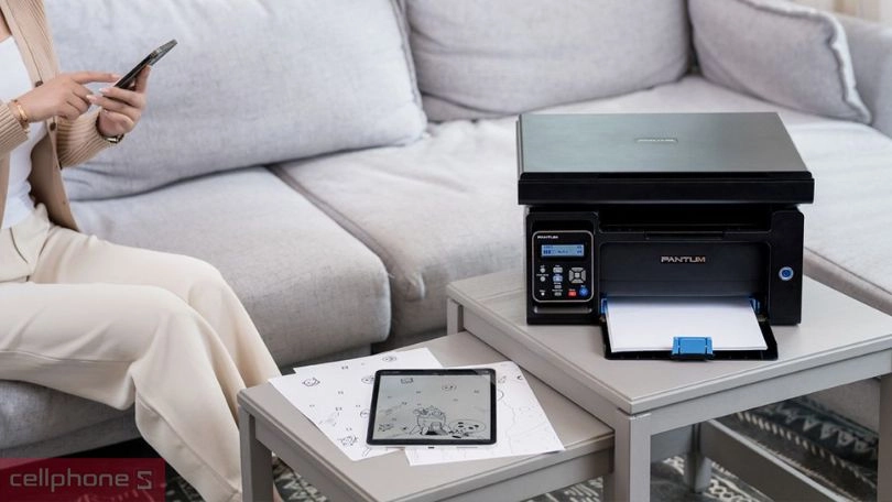 Khả năng copy và scan của máy in Laser đen trắng đa năng Pantum M6505