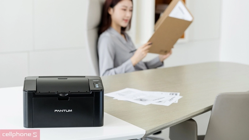 Hệ thống cổng kết nối của máy in laser đen trắng Pantum P2516