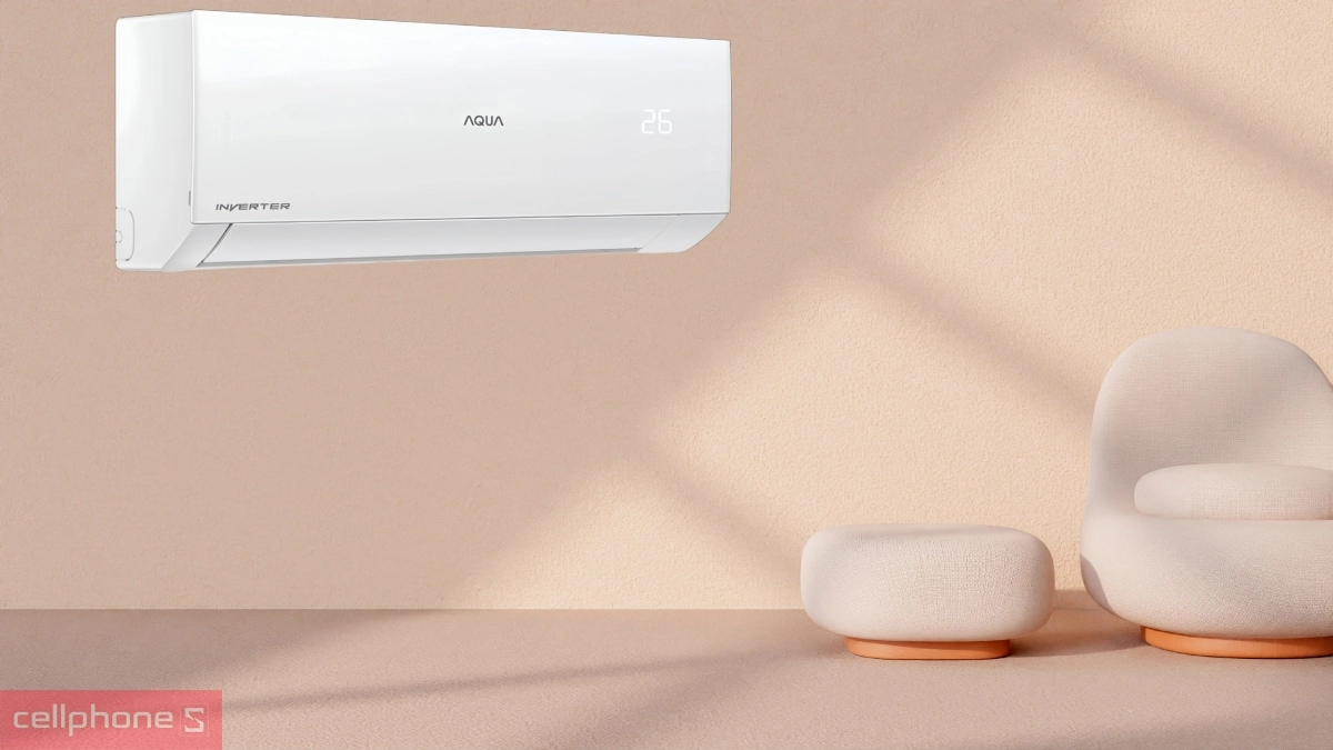 Khả năng tự làm sạch thông minh của máy lạnh AQUA Inverter 1 HP (AQA-RV10QA3)
