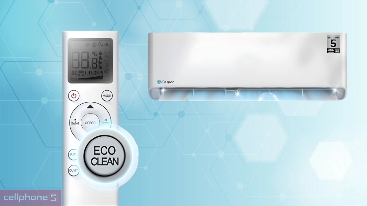 Chế độ Eco của máy lạnh Casper 1 HP SC 09FB36A