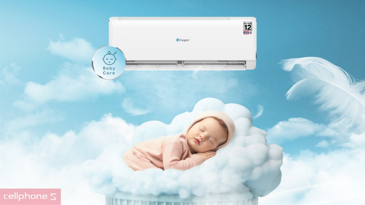 chế độ Sleep trên máy lạnh Casper Inverter 1.5 HP JC-12IU36