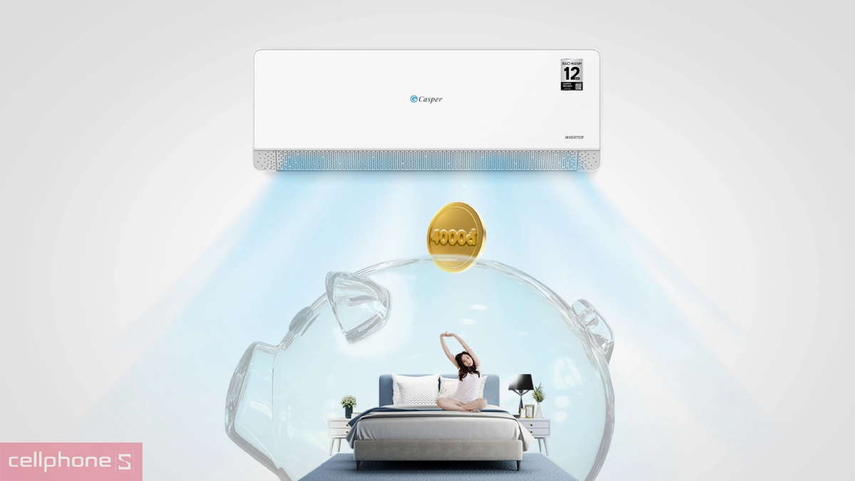 Công nghệ Advanced Inverter trên máy lạnh Casper Inverter 1 HP QC-09IU36A