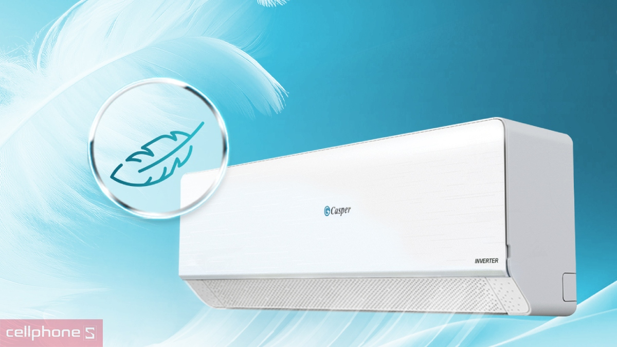Tự làm sạch iClean của máy lạnh Casper Inverter 1 HP QC-09IU36A