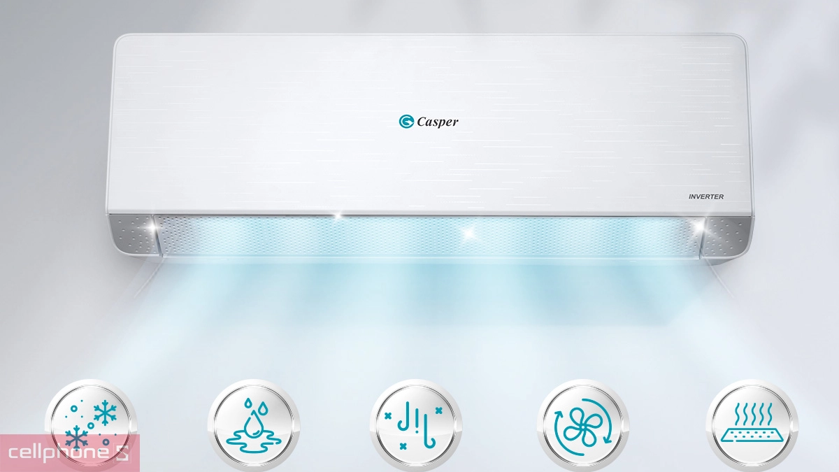 Thiết kế máy lạnh Casper Inverter 1 HP QC-09IU36A