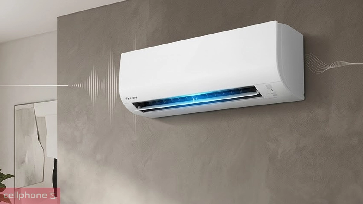 Vận hành êm ái trên máy lạnh Daikin 1.5HP FTF35XAV1V/RF35XAV1V