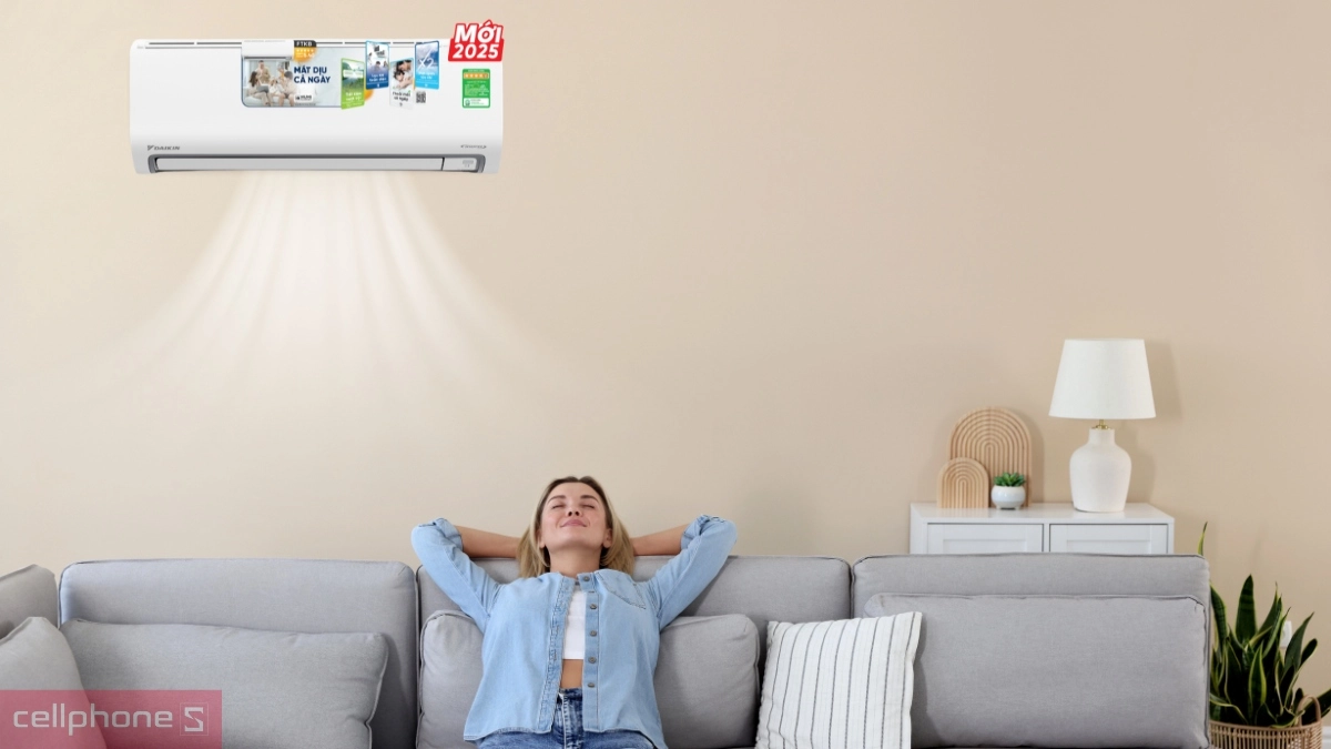 Công nghệ cân bằng độ ẩm máy lạnh Daikin Inverter 1 HP FTKB25ZVMV/RKB25ZVMV