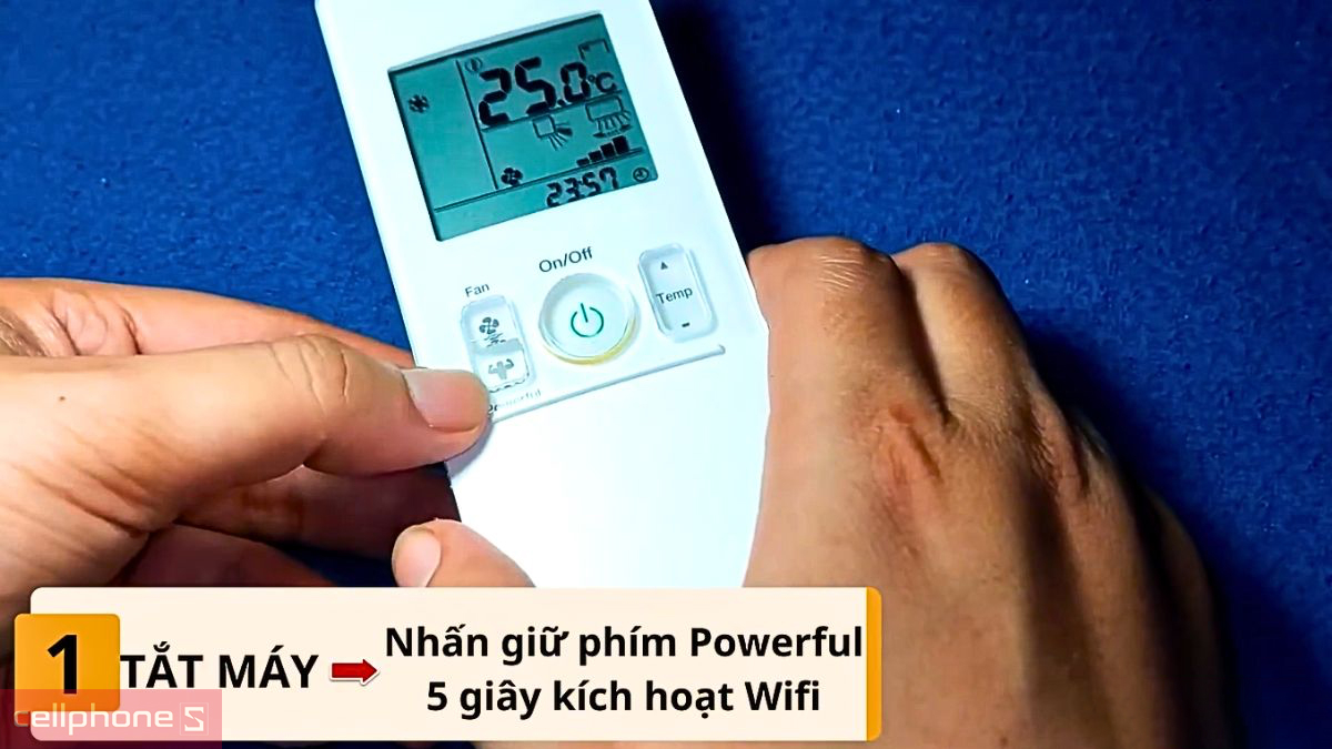 Hướng dẫn kết nối máy lạnh Daikin Inverter 3 HP (FTKF71ZVMV/RKF71ZVMV) với điện thoại qua app